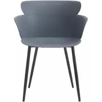 Idimex Gartenstühle CATCH im 4er Set, Grau - Schalenstühle mit Armlehnen für Indoor & Outdoor geeignet, Sitzschale aus Polypropylen UV-beständig und wetterbeständig, pflegeleicht
