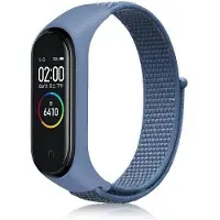 Beline pasek Mi Band 7/6/5/4/3 NylonLoop niebieski/blue