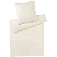 Elegante Mako-Satin Hamburger Streifen 2460 - Farbe: Natur - 70, 80/80 200/220 cm