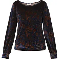 Usha Bluse Frauen blau mehrfarbig