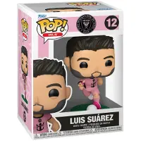 Funko POP! FK94701 - EFL POP! MLS Vinyl Figur Inter Miami CF - Luis Suarez (Pink) 9 cm - Neu