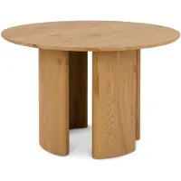 Idimex Esstisch ARVIKA rund 120 cm, Eiche Finish - Moderner Esszimmertisch aus MDF mit Holzdekor, robust und stabil, für 4 Personen, pflegeleichte Oberfläche, ideal für Küche oder Essbereich