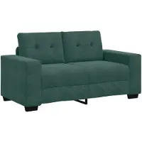 vidaXL Zweisitzer-Sofa Dunkelgrün 160 cm Samt