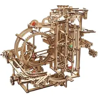 Ugears Kugelbahn Stufenaufzug Holzmechanisches Modell Bauspiel