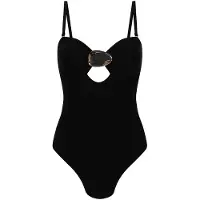 Hunkemoller Cabo Shaping Badeanzug Schwarz