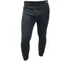 Garcia warme lange Thermo-Unterhose für Herren Gr. M in Anthrazit aus Baumwolle Thermo Hose Unterhose lange Herrenhose Unterwäsche Winter warmhalten