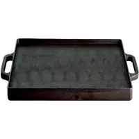 All'Grill Hockerkocher-Set (klein) mit Gusseisengrillplatte 32 x 32 cm - ohne Zündsicherung