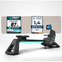 Sportstech sRow_Lite Rudergerät für Zuhause mit Magnetwiderstand, LED-Display, App, klappbar