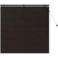 vidaXL Venezianische Jalousie Dunkelbraun 140 x 130 cm 35 mm