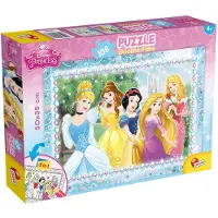 Liscianigiochi LISCIANI GIOCHI Doppelseitiges Puzzle Plus 108 Prinzessin