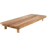 By Lille Vilde Cutting board Wooden board on legs for serving 36x14.5x4 cm