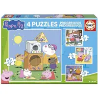 Educa Peppa Pig Progressive 12-16-puzzle 20-25 Stücke Mehrfarbig Mehrfarbig One Size