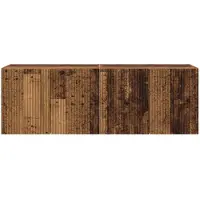 vidaXL TV-Wandschrank 2 pcs Altholz 59,5 x 31 x 40 cm Holzwerkstoff