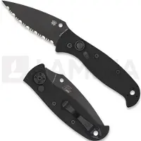 Spyderco Autonomy 2 Taschenmesser, schwarz, spyderedge