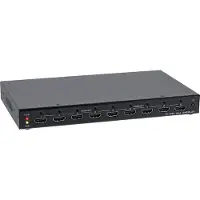 InLine HDMI Videowand Verteiler 1 auf 9, Full-HD, Schwarz, 1080p, 143 mm, 238 mm, 26 mm, 851 g