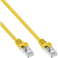InLine Patchkabel, SF/UTP, Cat.5e, gelb, 25m, 25 m, Cat5e, SF/UTP (S-FTP), Gelb