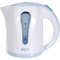 Ecg RK 1022 blau | Elektrischer Wasserkocher | Beleuchtete Wasserstandanzeige | Hochwertiges Kunststoffdesign | BPA FREI | 1,0 l Inhalt | 900-1100 W |