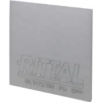 Rittal 3172.100, Faser, Grau, 221 mm, 17 mm, 221 mm, 80 g