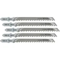 DeWalt Jigsaw blades type T HCS100x68mm pitch 4mm 5pcs for wood - DT2164