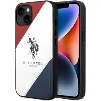 U.S. POLO ASSN. US Polo USHCP14SPSO3 iPhone 14 6.1 "white / white Tricolor Embossed
