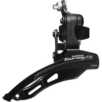 Shimano Tourney TZ FD-TZ500 Umwerfer 3x6/7-fach Down Swing Schelle hoch schwarz Ø28,6mm/66-69° 2022 Umwerfer