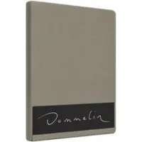Dommelin Topper Spannbettlaken 5-9 cm Taupe (Perkal 200TC)-100 x 220 cm
