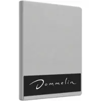 Dommelin Topper Spannbettlaken 10-14 cm Silber (Satin 300TC)-100 x 200 cm