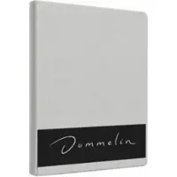 Dommelin Topper Spannbettlaken 5-9 cm Silber (Satin 300TC)-90 x 200 cm