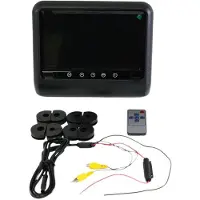 Typecat Multimedia-Player für die Rückenlehne Des Autos, Display für das Kopfstützenkissen im Auto, Display für die Kopfstütze, LCD-Bildschirm für die