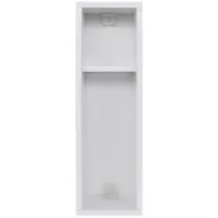 Norda Design | Nachttisch Joos Wit Spaanplaat 20x65x15 cm | NADUVI