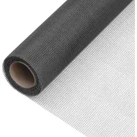 vidaXL Fliegengitter Fiberglas 60x2000 cm Schwarz