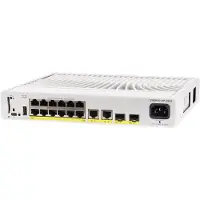 Cisco Catalyst 9200CX - Network Advantage - Switch - kompakt - L3 - managed - 12 x 10/100/1000 (PoE+) + 2 x 1000Base-T + 2 x 10 Gigabit SFP+ (Uplink) - an Rack montierbar - PoE+ (240 W)