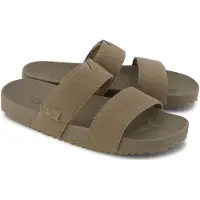 Toms Nico Herren Slide-Sandale Taupe-Grau (Dune Suede), 10023032 - Gr. 44.5