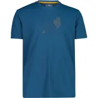 CMP Piqué Shirt mit Adventure Druck