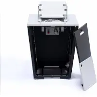 PureHaven Feuerschale Aluminiumrahmen gehärtetes Glas weiße Tischplatte Wetter- & Rostbeständigkeit inkl. Windschutz Glasperlen & Abdeckung