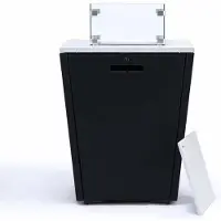 PureHaven Feuerschale Aluminiumrahmen gehärtetes Glas weiße Tischplatte Wetter- & Rostbeständigkeit inkl. Windschutz Glasperlen & Abdeckung