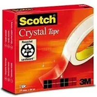 Scotch Crystal Transparentes Klebeband 19 mm x 66 m (12 Einheiten)