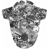 Rie:sel design Vorderer Kotflügel Criss Cross stickerbomb eyecatcher