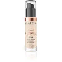Claresa Liquid Perfection 2In1 Concealer & Foundation With Matte Finish Liquid 102 Warm Medium 34G