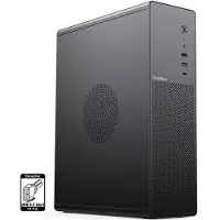 CoolBox COO-PCT100-0, Niederprofil (superflach), PC, Schwarz, micro ATX, Mini-ITX, 2.5"