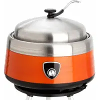 All'Grill Vulcano Orange Tragbarer Holzkohlegrill Ø 30 cm