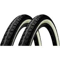 Continental 2x Ride Tour 47-507 schwarz/weiss 24x1.75 Reifen Fahrradreifen