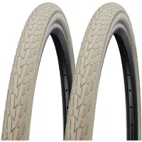 Schwalbe 2x Road Cruiser 42-622 creme Drahtreifen K-Guard 28x1.60 Fahrradreifen