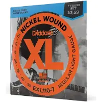 Daddario EXL110-7-7-String E-Gitarren Saiten Set regelmäßige Licht