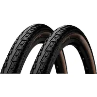 Continental 2x Ride Tour 47-559 schwarz/braun 26x1.75 Reifen Fahrradreifen