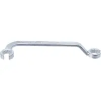 Bgs Doppel-Ring-Schlüssel (offen) für Diesel Einspritzleitungen, 17 mm