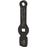 Ks Tools 3/4" Schlag-Torx-E-Schlüssel mit 2 Schlagflächen E20 517.0910, 1 Stück(e), Chrom-Vanadium-Stahl, 22 cm, 550 g