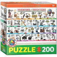 Eurographics Puzzle 6200-0724 - Erfinder und ihre Erfindungen 200 Teile - 200 Teile