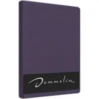 Dommelin Topper Spannbettlaken 10-14 cm Violett (Baumwolle 180TC)-120 x 220 cm