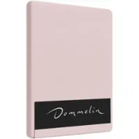 Dommelin Topper Spannbettlaken 10-14 cm Hellrosa (Satin 300TC)-80 x 210 cm